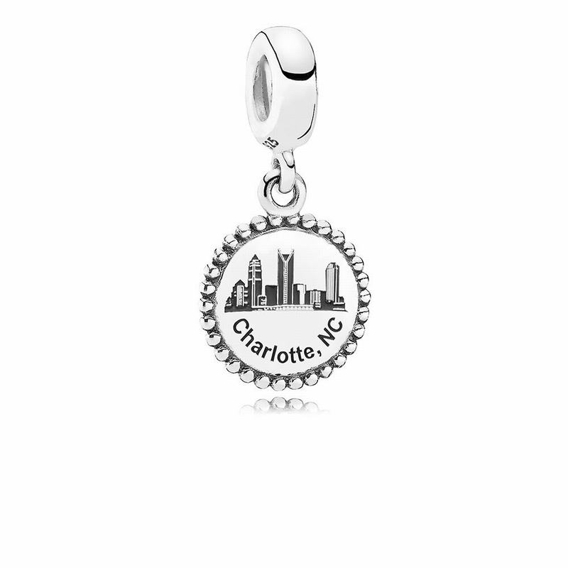 Pandora Australia Charlotte Dangle Charm - Sterling Silver | LFWJXU129